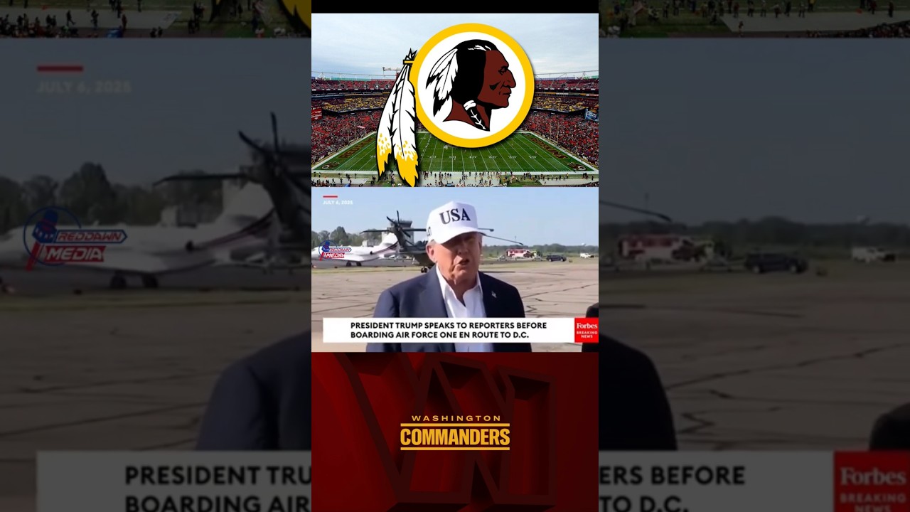 Should the Commanders change name back to Redskins? Trump asked #nfl #news #trendingshorts #usa Should the Commanders change name back to Redskins? Trump asked #nfl #news #trendingshorts #usa