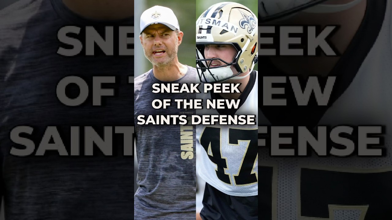 SNEAK PEEK: Saints New Defense Under Brandon Staley #shorts #nfl Saints News SNEAK PEEK: Saints New Defense Under Brandon Staley #shorts #nfl Saints News