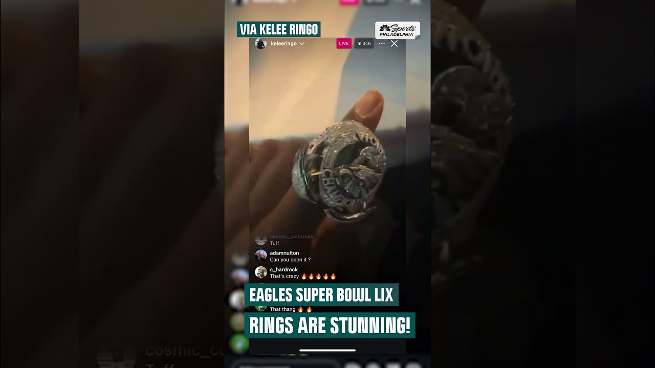 The Eagles new Super Bowl LIX rings are 🔥🤯😳😍🤩❤️ | Via Kelee Ringo IG 🎥 The Eagles new Super Bowl LIX rings are 🔥🤯😳😍🤩❤️ | Via Kelee Ringo IG 🎥
