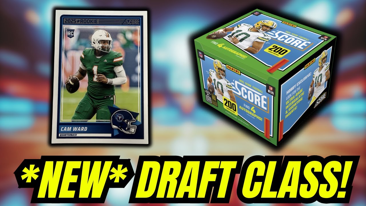 The LOADED NEW Draft Class👀! 2025 Score Football Hobby Box Review! The LOADED NEW Draft Class👀! 2025 Score Football Hobby Box Review!