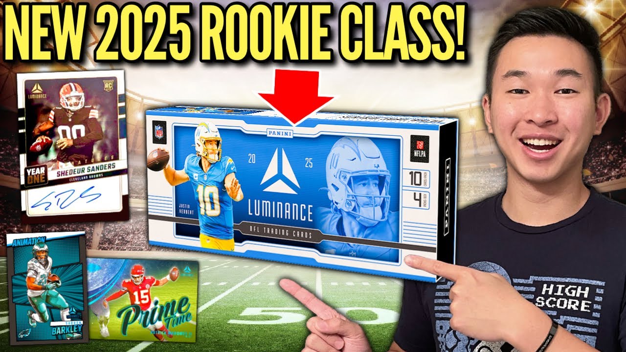 THE NEW 2025 NFL ROOKIE CLASS HAS ARRIVED! 😮🔥 2025 Panini Luminance Football Hobby Box Review x2 THE NEW 2025 NFL ROOKIE CLASS HAS ARRIVED! 😮🔥 2025 Panini Luminance Football Hobby Box Review x2