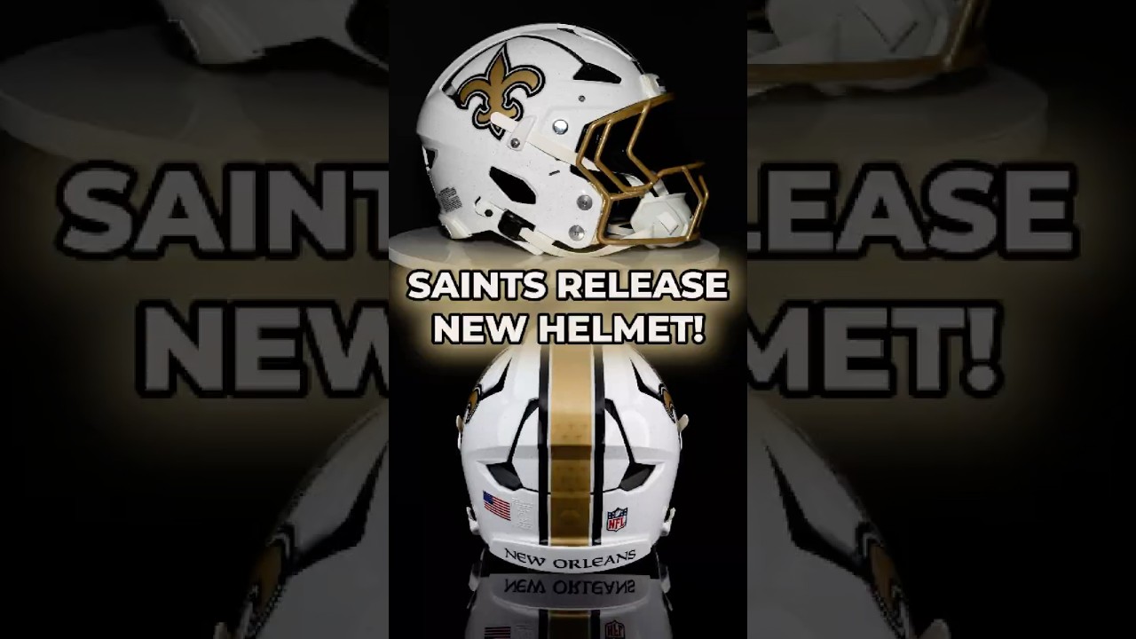 🚨THE SAINTS RELEASED A NEW WHITE HELMET #shorts #nfl Saints News 🚨THE SAINTS RELEASED A NEW WHITE HELMET #shorts #nfl Saints News