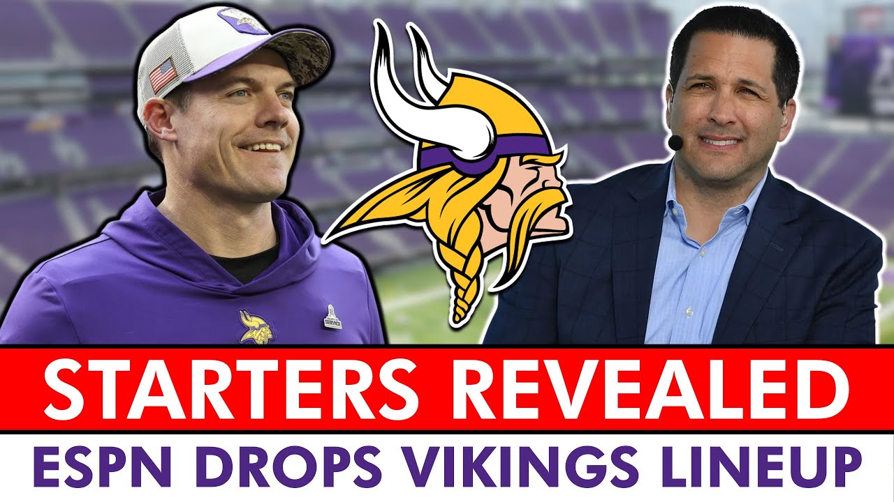 Vikings Starting Lineup REVEALED By ESPN Before NFL Training Camp | Vikings News Vikings Starting Lineup REVEALED By ESPN Before NFL Training Camp | Vikings News