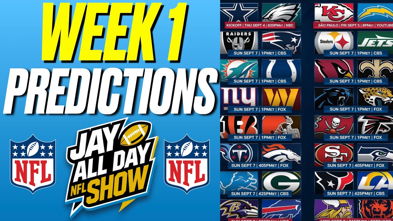 WEEK 1 EXPERT Predictions for ALL NFL GAMES 2025 WEEK 1 EXPERT Predictions for ALL NFL GAMES 2025