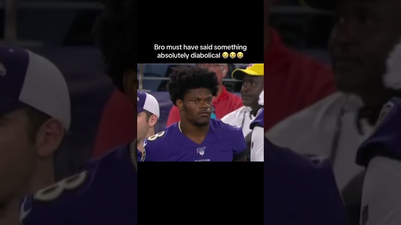 WHAT DID HE SAY ??🤣🤣🤣 #nfl #football #nflfootball #nflnews #edit #sports #lamarjackson #explore WHAT DID HE SAY ??🤣🤣🤣 #nfl #football #nflfootball #nflnews #edit #sports #lamarjackson #explore