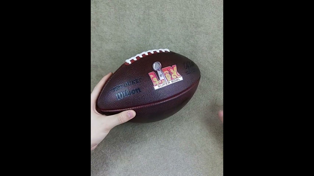 Wilson NFL Super Bowl LIX Game Football Prep – Limited Edition #footballprep #gameball #quarterback Wilson NFL Super Bowl LIX Game Football Prep – Limited Edition #footballprep #gameball #quarterback