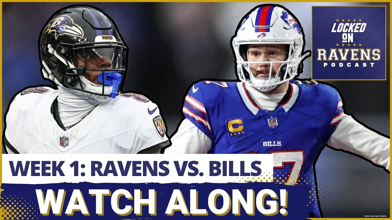 Baltimore Ravens vs. Buffalo Bills WEEK 1 WATCH ALONG, play-by-play LIVE REACTION Vlog Baltimore Ravens vs. Buffalo Bills WEEK 1 WATCH ALONG, play-by-play LIVE REACTION Vlog