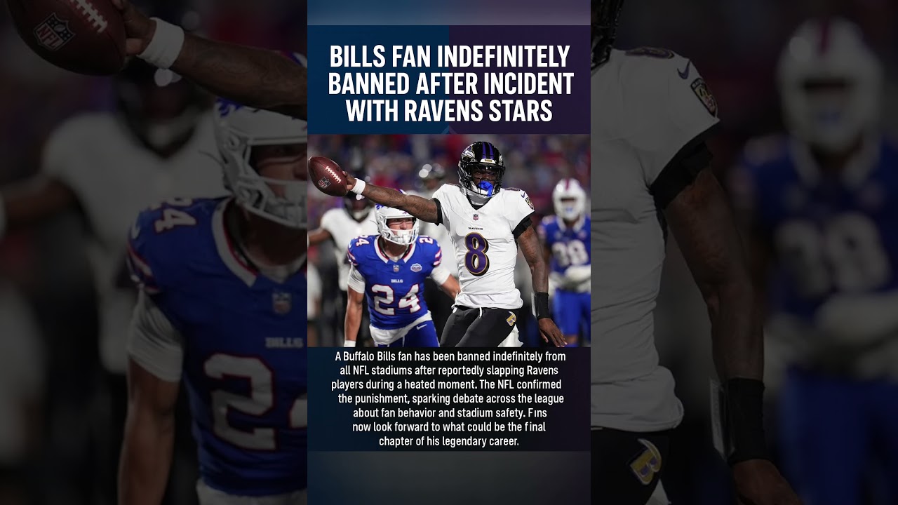 Bills Fan Banned Indefinitely After Incident With Ravens Players #shorts #nfl #nflnews #nflopa #usa Vlog Bills Fan Banned Indefinitely After Incident With Ravens Players #shorts #nfl #nflnews #nflopa #usa Vlog
