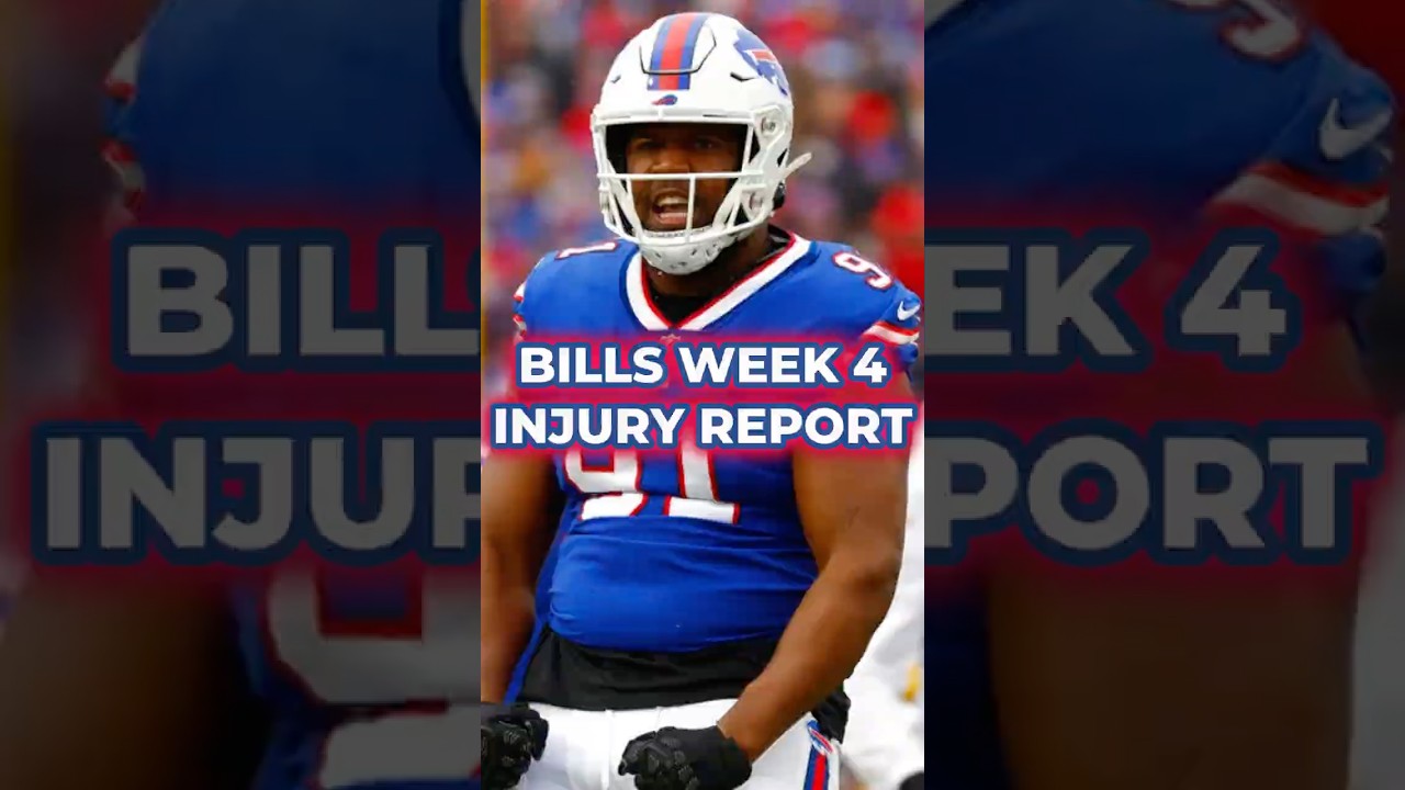 🚨 BILLS INJURY NEWS & INACTIVES For NFL Week 4 vs. Saints #bills #nfl #shorts Vlog 🚨 BILLS INJURY NEWS & INACTIVES For NFL Week 4 vs. Saints #bills #nfl #shorts Vlog