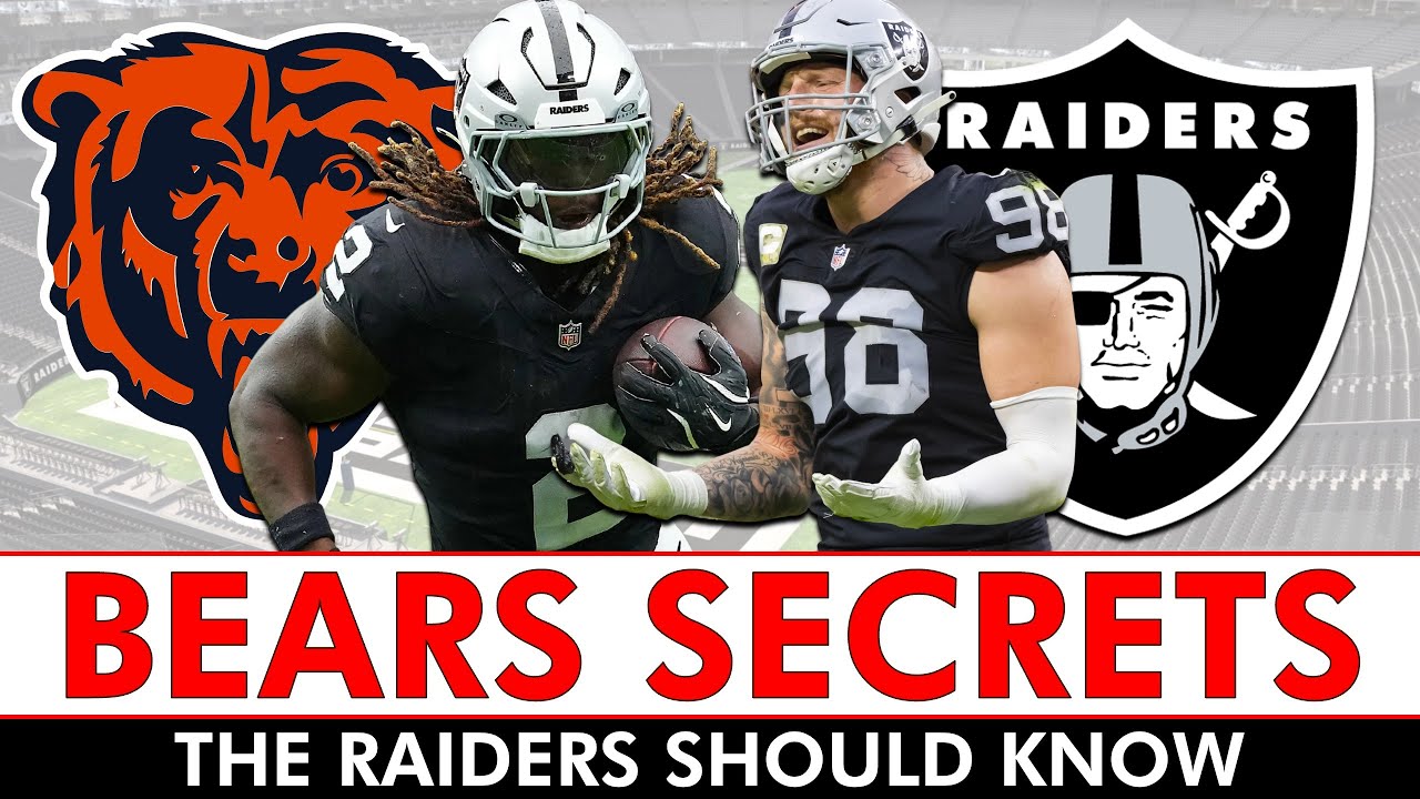 Chicago Bears SECRETS The Raiders Should Know Before NFL Week 4 | Raiders vs. Bears Prediction Vlog Chicago Bears SECRETS The Raiders Should Know Before NFL Week 4 | Raiders vs. Bears Prediction Vlog