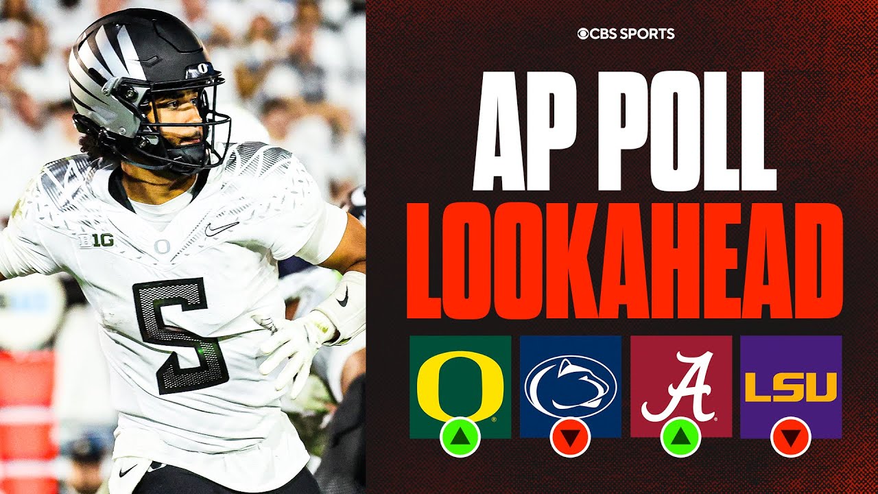 College Football Week 6 AP Top 25 LOOK AHEAD: 3 Top-5 Teams Fall, Oregon & Alabama Rising? Vlog College Football Week 6 AP Top 25 LOOK AHEAD: 3 Top-5 Teams Fall, Oregon & Alabama Rising? Vlog