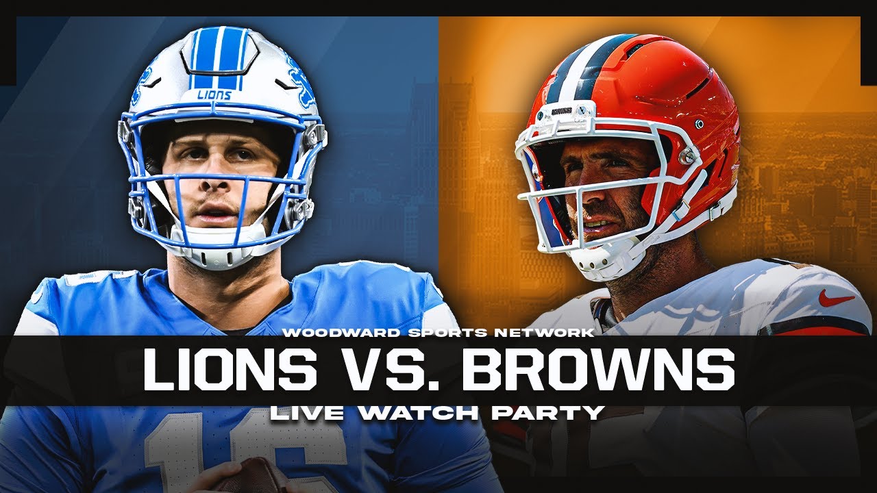 DETROIT LIONS VS. CLEVELAND BROWNS LIVE WATCH PARTY | NFL WEEK FOUR | Sunday September 28th, 2025 Vlog DETROIT LIONS VS. CLEVELAND BROWNS LIVE WATCH PARTY | NFL WEEK FOUR | Sunday September 28th, 2025 Vlog