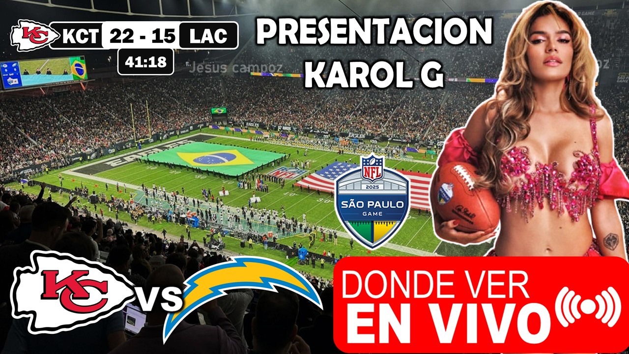 Donde ver Halftime Show NFL Sao Paulo Brasil 2025, Presentación de Karol G en vivo Halftime Show NFL Vlog Donde ver Halftime Show NFL Sao Paulo Brasil 2025, Presentación de Karol G en vivo Halftime Show NFL Vlog