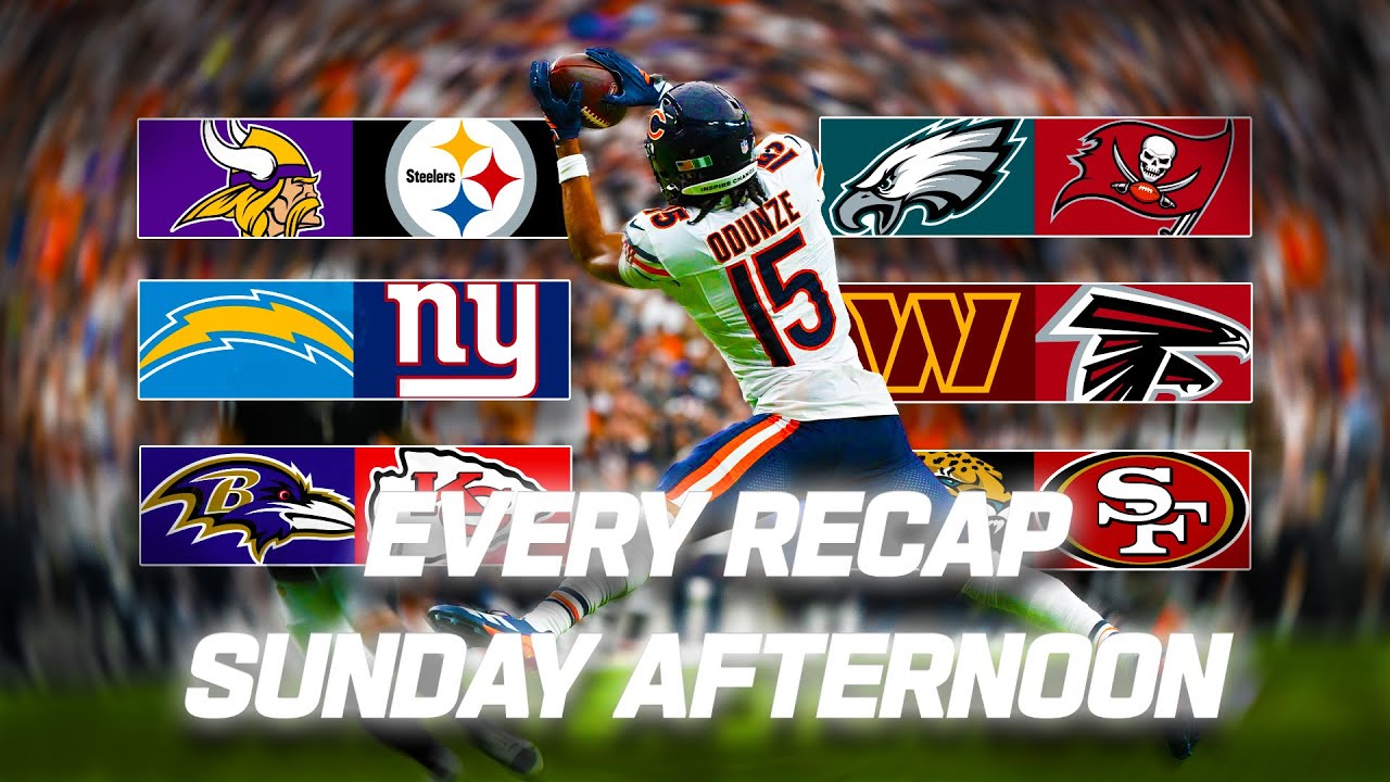 Every Recap from Sunday Afternoon | 2025 NFL Season Week 4 Vlog Every Recap from Sunday Afternoon | 2025 NFL Season Week 4 Vlog
