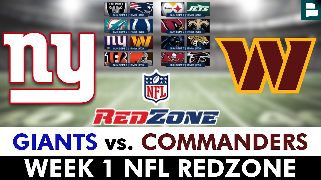 Giants vs. Commanders & NFL RedZone Live Stream Scoreboard, Play-By-Play, Highlights, Stats, Week 1 Vlog Giants vs. Commanders & NFL RedZone Live Stream Scoreboard, Play-By-Play, Highlights, Stats, Week 1 Vlog