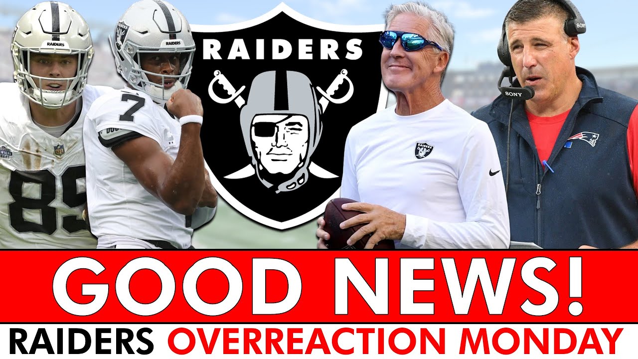 GOOD NEWS On Geno Smith & Brock Bowers! Raiders vs. Patriots Overreaction Monday After NFL Week 1 Vlog GOOD NEWS On Geno Smith & Brock Bowers! Raiders vs. Patriots Overreaction Monday After NFL Week 1 Vlog