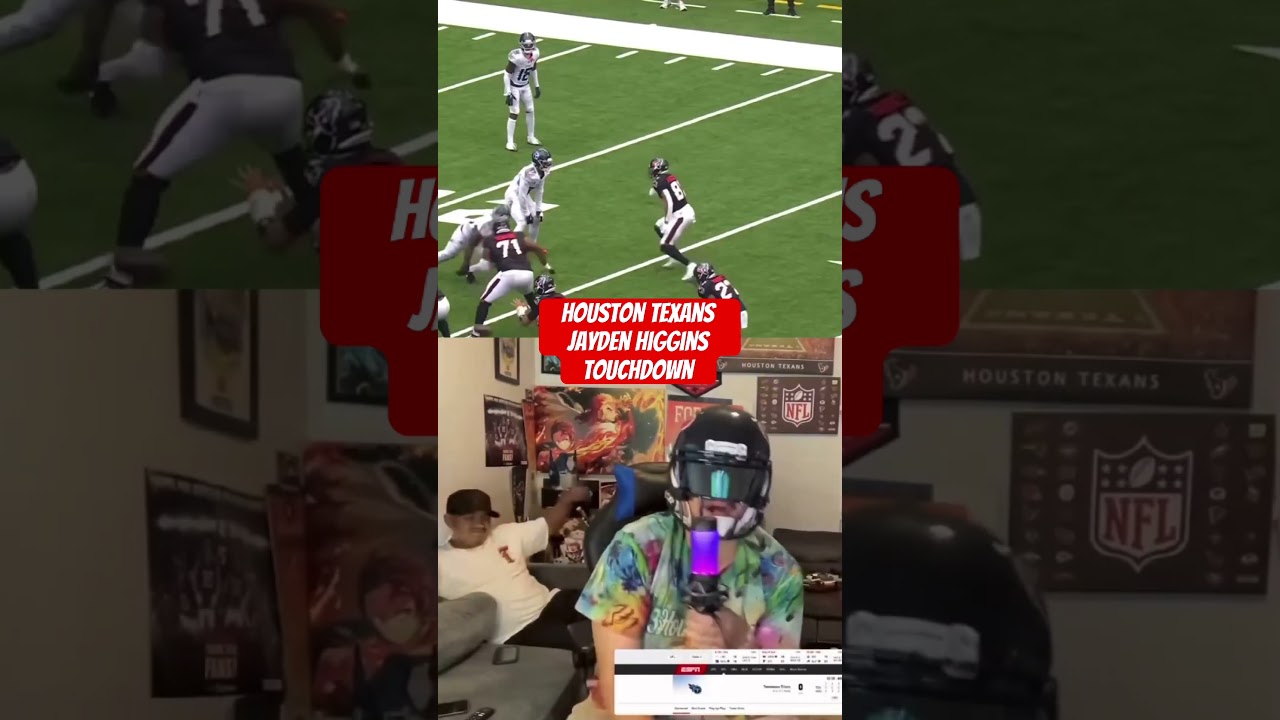 Houston Texans Touchdown Jayden Higgins #nfl #nflnews #nflupdates #houstontexans #cjstroud #fyp Vlog Houston Texans Touchdown Jayden Higgins #nfl #nflnews #nflupdates #houstontexans #cjstroud #fyp Vlog