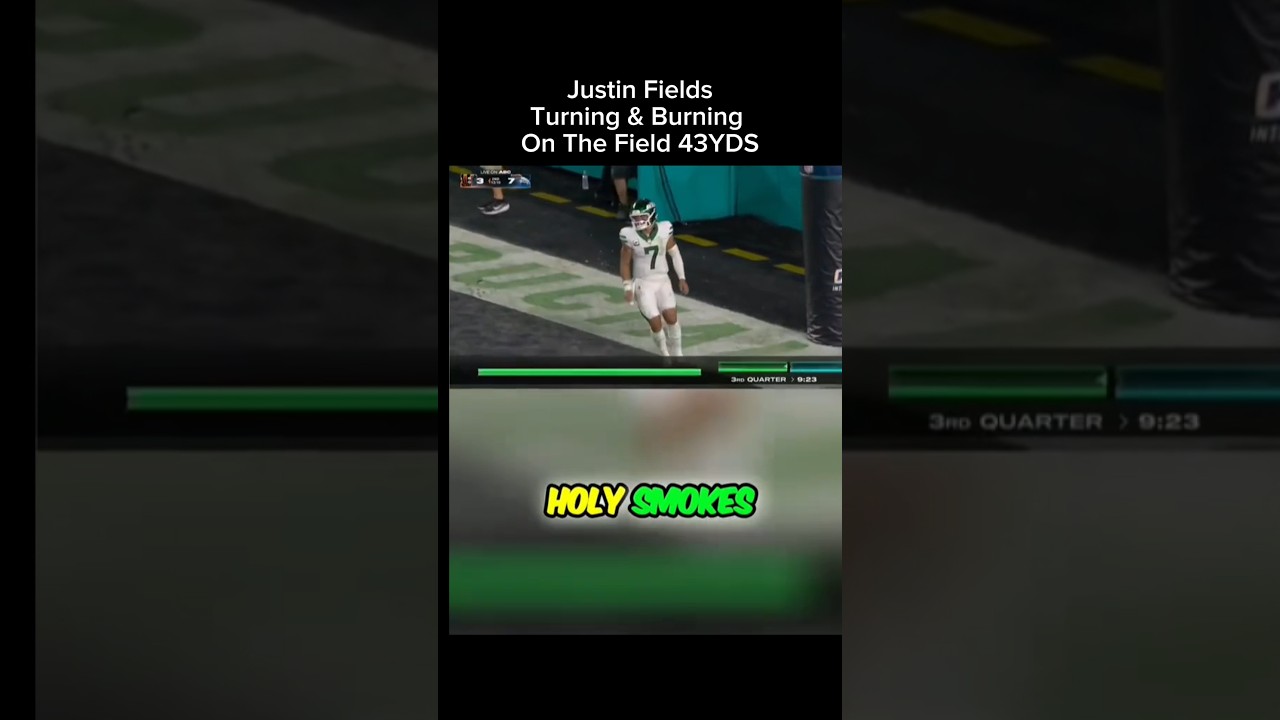 Justin Fields Turned Up! #jets #nfl #nflhighlights nflnews #justinfields #football #touchdown Vlog Justin Fields Turned Up! #jets #nfl #nflhighlights nflnews #justinfields #football #touchdown Vlog