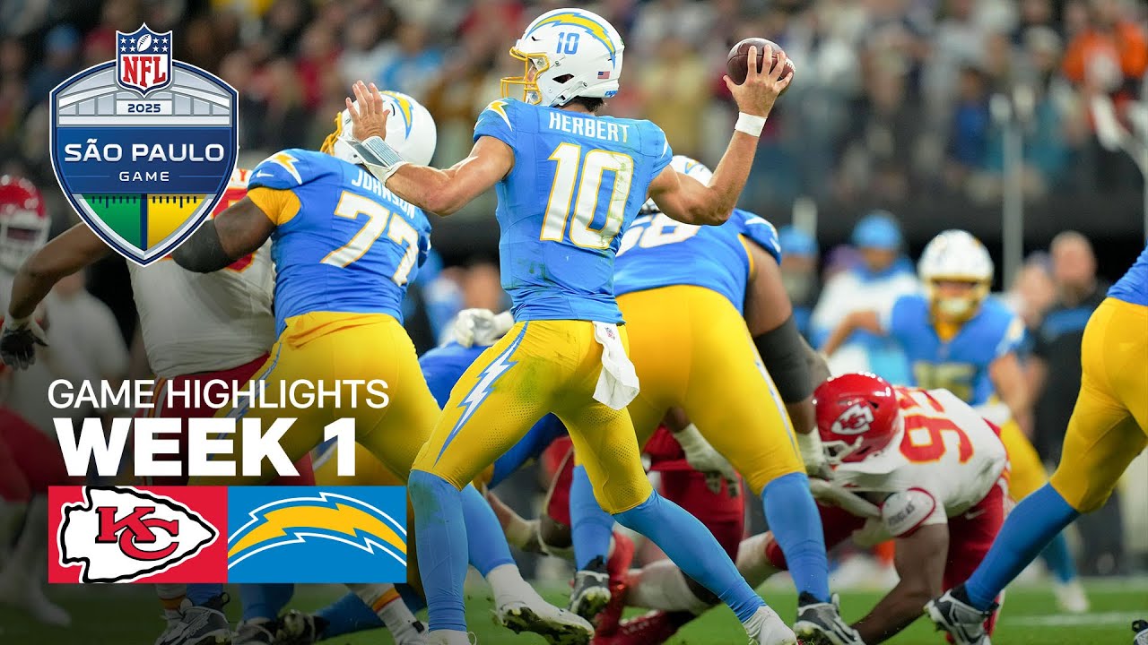 Kansas City Chiefs vs Los Angeles Chargers | 2025 Week 1 São Paulo Game Highlights Vlog Kansas City Chiefs vs Los Angeles Chargers | 2025 Week 1 São Paulo Game Highlights Vlog