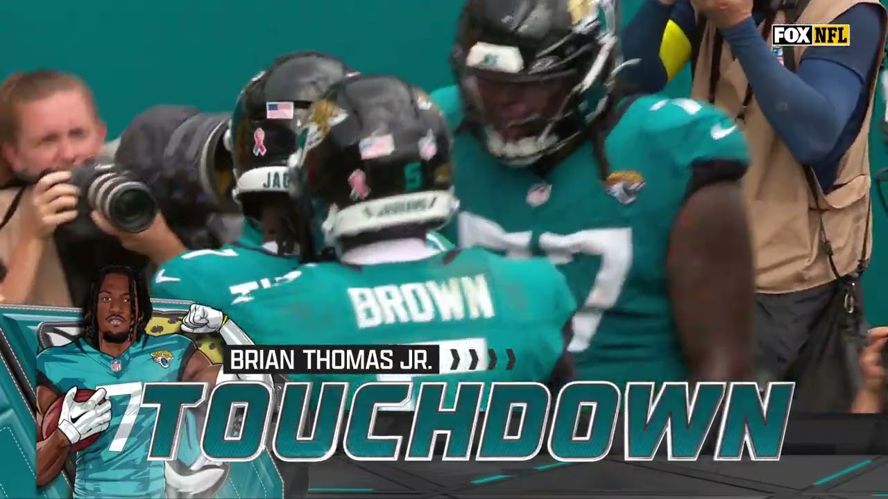 Liked on YouTube: Trick-Play TD! Brian Thomas Jr. finds a lane with reverse run score Liked on YouTube: Trick-Play TD! Brian Thomas Jr. finds a lane with reverse run score