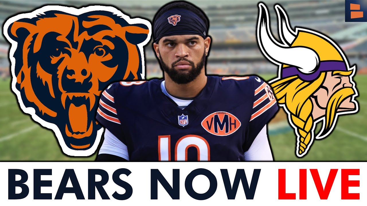 LIVE: Chicago Bears vs. Minnesota Vikings Injury News & Updates + 2025 NFC North Predictions, Q&A Vlog LIVE: Chicago Bears vs. Minnesota Vikings Injury News & Updates + 2025 NFC North Predictions, Q&A Vlog
