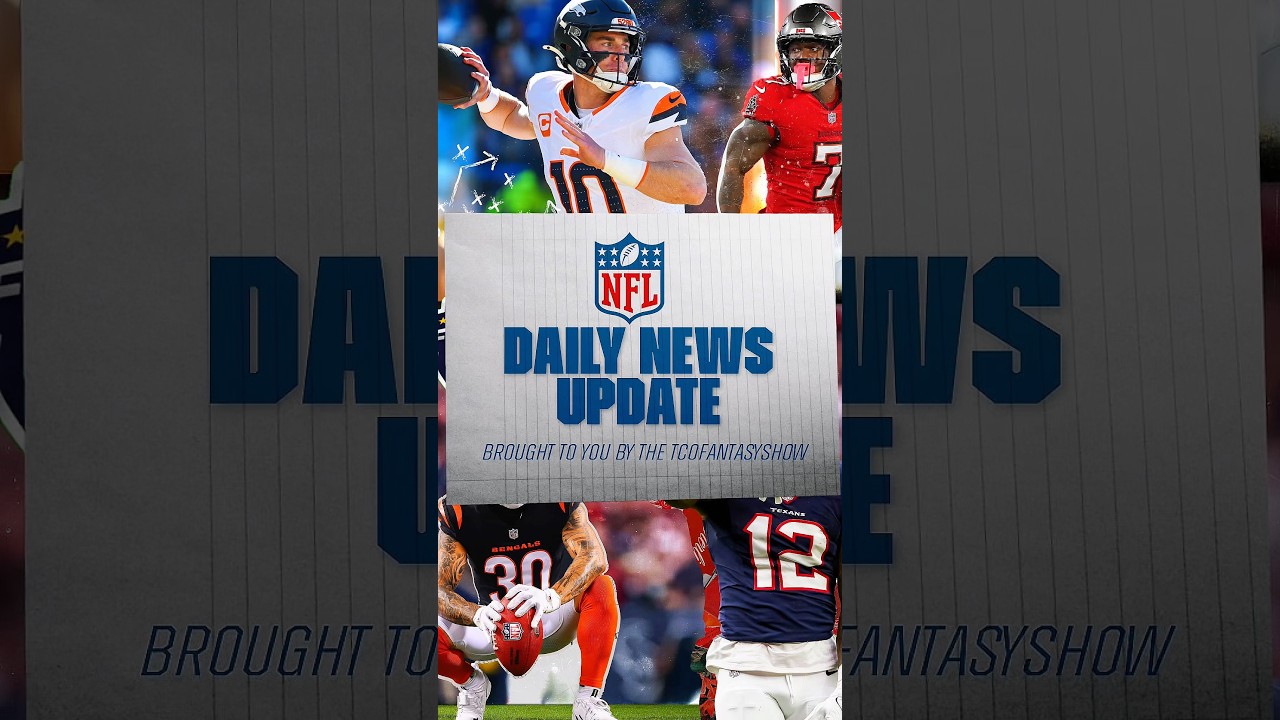 NFL Daily News Update 9/30 Vlog NFL Daily News Update 9/30 Vlog