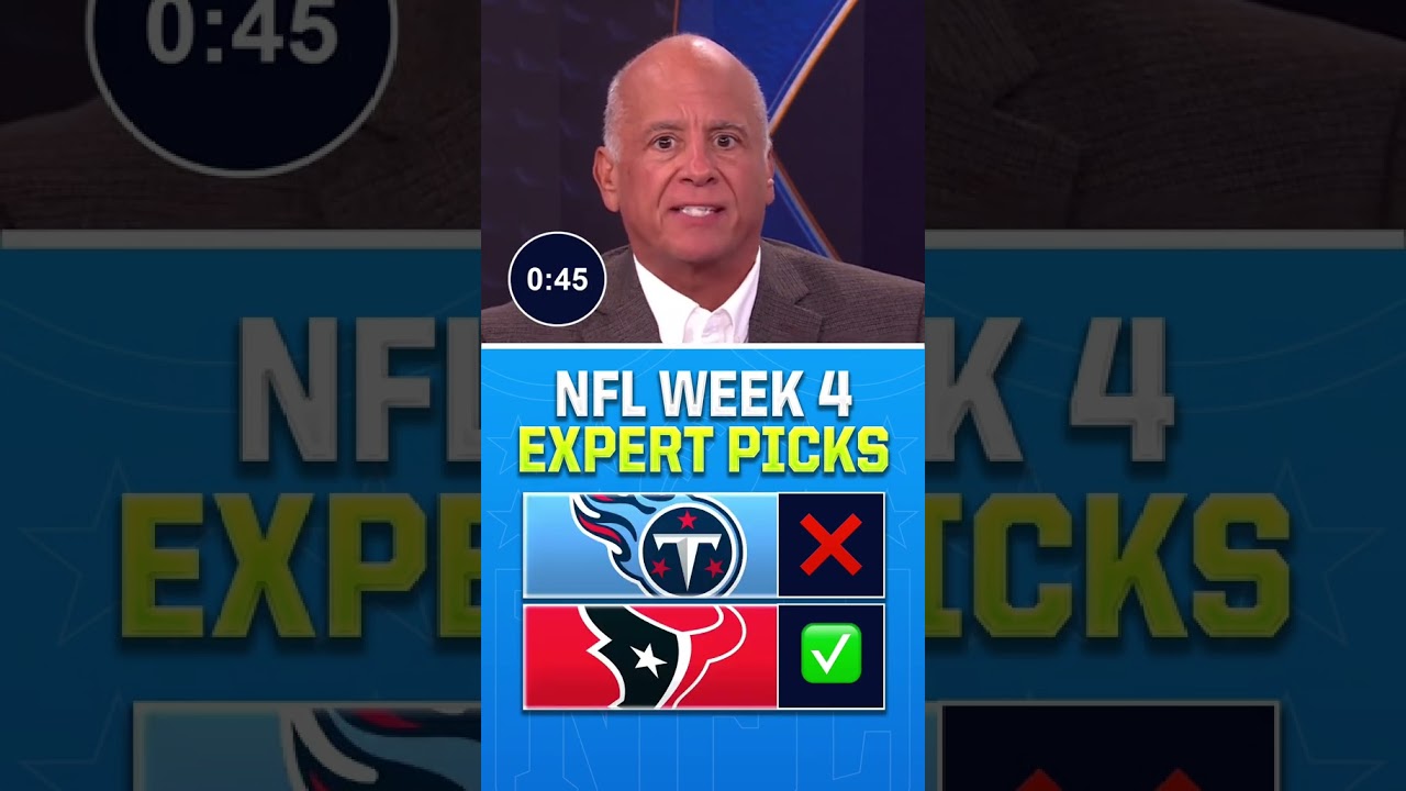 Picking EVERY Week 4 NFL game in under a minute ✅ #shorts Picking EVERY Week 4 NFL game in under a minute ✅ #shorts