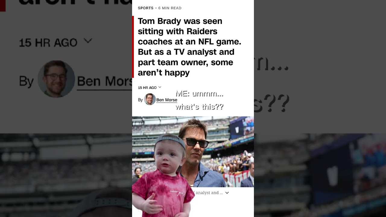 POV: Tom Brady sitting with Raiders coaches… Ummm WHAT?! 😳🏈 #NFL Vlog POV: Tom Brady sitting with Raiders coaches… Ummm WHAT?! 😳🏈 #NFL Vlog