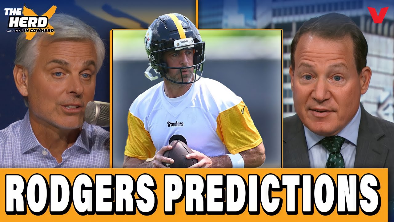 Predictions for Aaron Rodgers & Steelers vs. Jets | THE HERD NFL w/ Colin Cowherd Vlog Predictions for Aaron Rodgers & Steelers vs. Jets | THE HERD NFL w/ Colin Cowherd Vlog