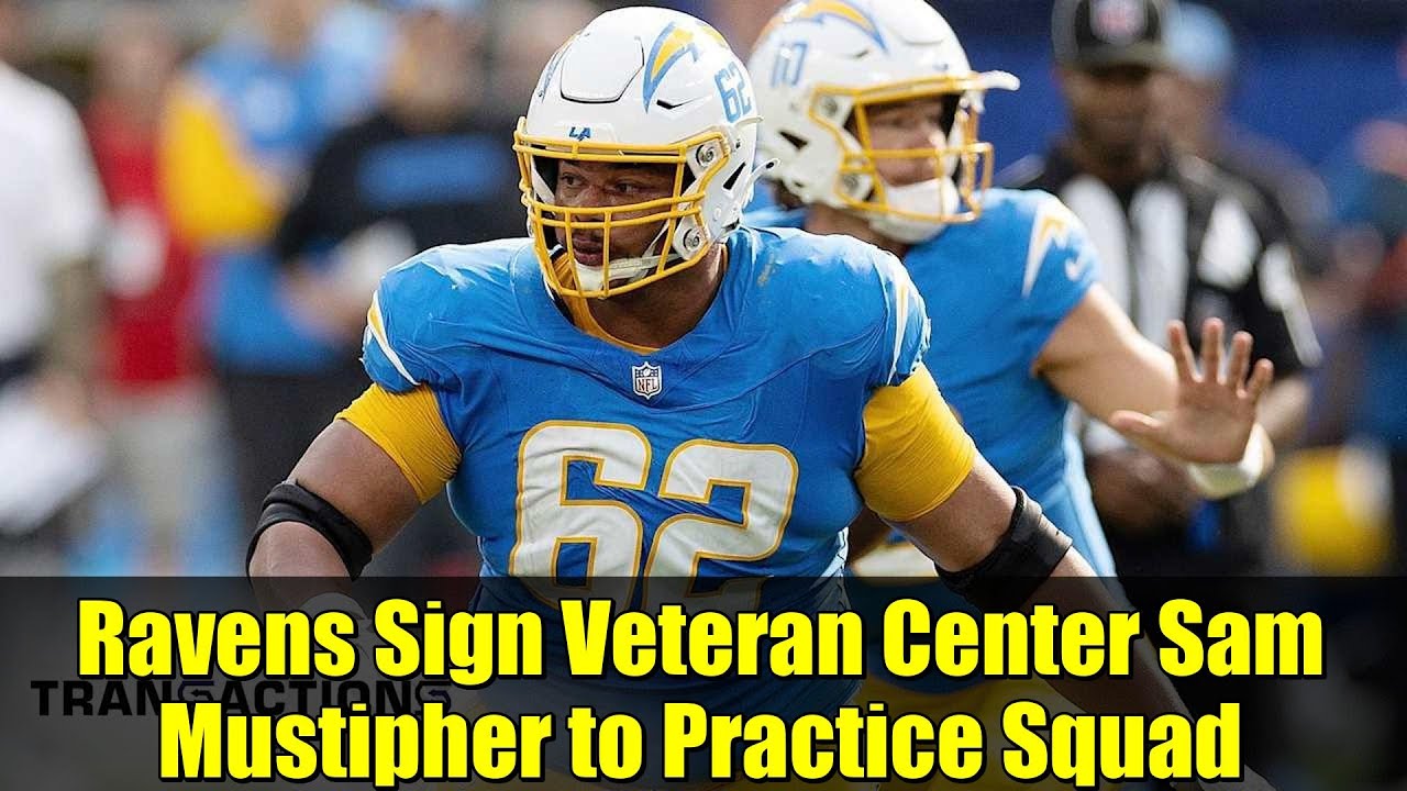 Ravens Sign Veteran Center Sam Mustipher to Practice Squad | NFL News Vlog Ravens Sign Veteran Center Sam Mustipher to Practice Squad | NFL News Vlog