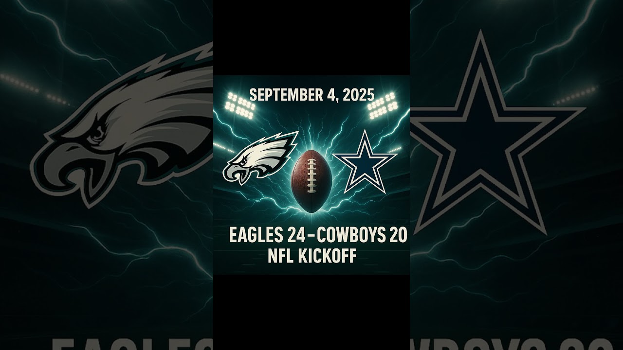 September 4, 2025 – Eagles 24, Cowboys 20 – Melody News Vlog September 4, 2025 – Eagles 24, Cowboys 20 – Melody News Vlog