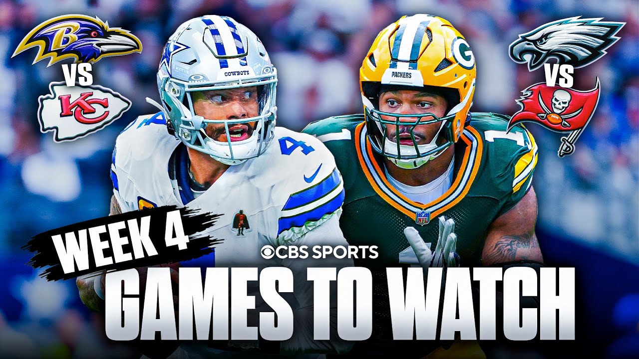The BEST Games in Week 4 of the NFL Season | Packers at Cowboys, Ravens at Chiefs Vlog The BEST Games in Week 4 of the NFL Season | Packers at Cowboys, Ravens at Chiefs Vlog