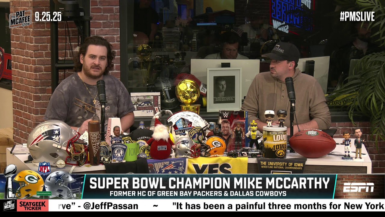 The Pat McAfee Show Live | Thursday September 25th 2025 Vlog The Pat McAfee Show Live | Thursday September 25th 2025 Vlog