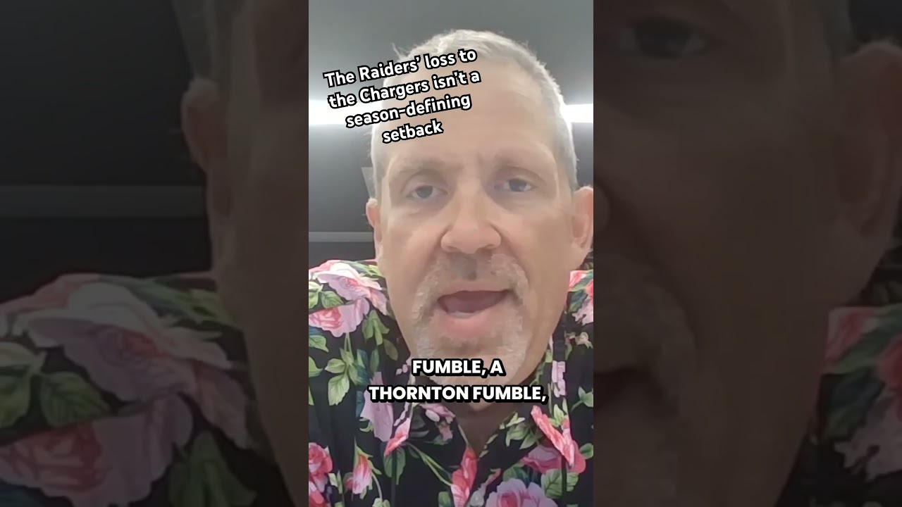 The Raiders’ loss to the Chargers isn’t a season-defining setback @LASVEGASRAIDERSINSIDER Vlog The Raiders’ loss to the Chargers isn’t a season-defining setback @LASVEGASRAIDERSINSIDER Vlog