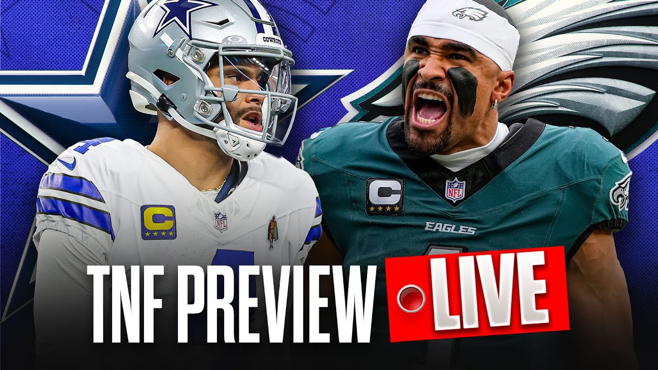 Thursday Night Football LIVE Pregame: Cowboys vs Eagles Picks, Predictions and Best Bets Vlog Thursday Night Football LIVE Pregame: Cowboys vs Eagles Picks, Predictions and Best Bets Vlog