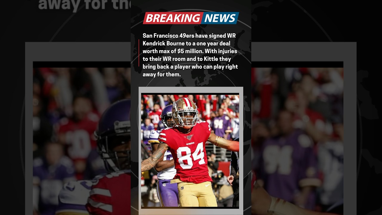 WR Signs with 49ers #nfl #nflnews #49ers #football #sports #breakingnews #shorts #shortvideo Vlog WR Signs with 49ers #nfl #nflnews #49ers #football #sports #breakingnews #shorts #shortvideo Vlog