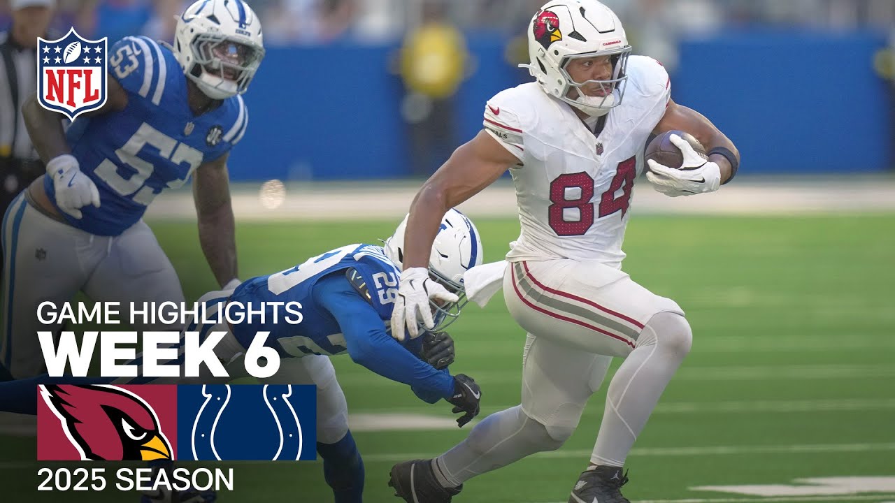 Arizona Cardinals vs. Indianapolis Colts Game Highlights | NFL 2025 Season Week 6 Vlog Arizona Cardinals vs. Indianapolis Colts Game Highlights | NFL 2025 Season Week 6 Vlog