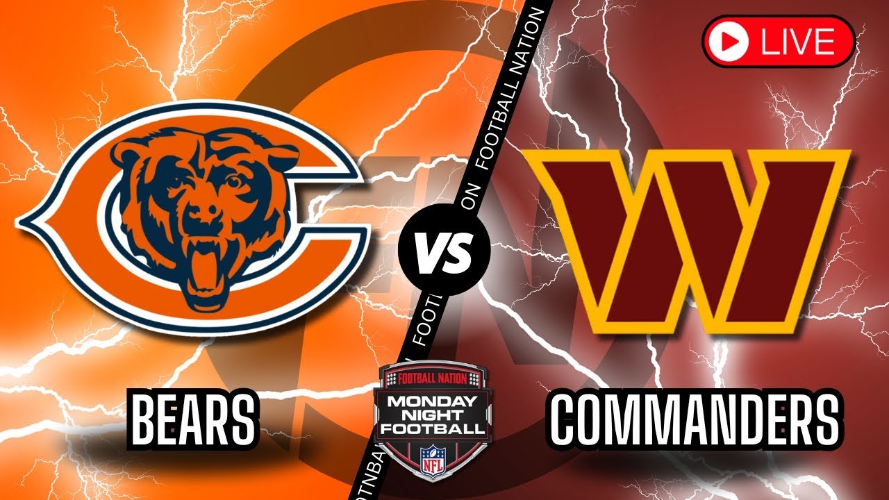 Chicago Bears vs Washington Commanders – Monday Night Football – Live Stream – Color Radio Broadcast Vlog Chicago Bears vs Washington Commanders – Monday Night Football – Live Stream – Color Radio Broadcast Vlog
