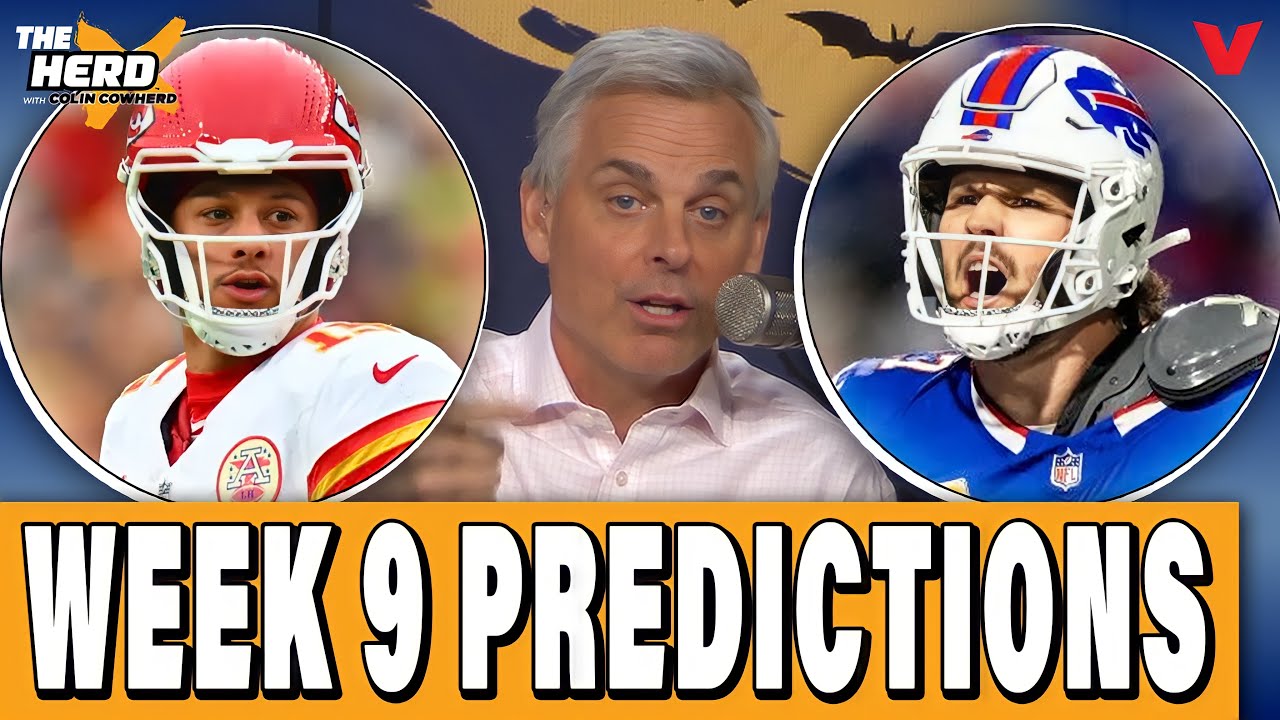 Colin Cowherd’s NFL Week 9 Predictions: Chiefs-Bills, 49ers-Giants | THE HERD Blazin’ 5 Vlog Colin Cowherd’s NFL Week 9 Predictions: Chiefs-Bills, 49ers-Giants | THE HERD Blazin’ 5 Vlog
