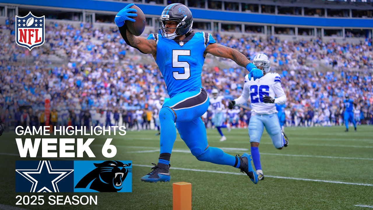 Dallas Cowboys vs. Carolina Panthers Game Highlights | NFL 2025 Season Week 6 Vlog Dallas Cowboys vs. Carolina Panthers Game Highlights | NFL 2025 Season Week 6 Vlog