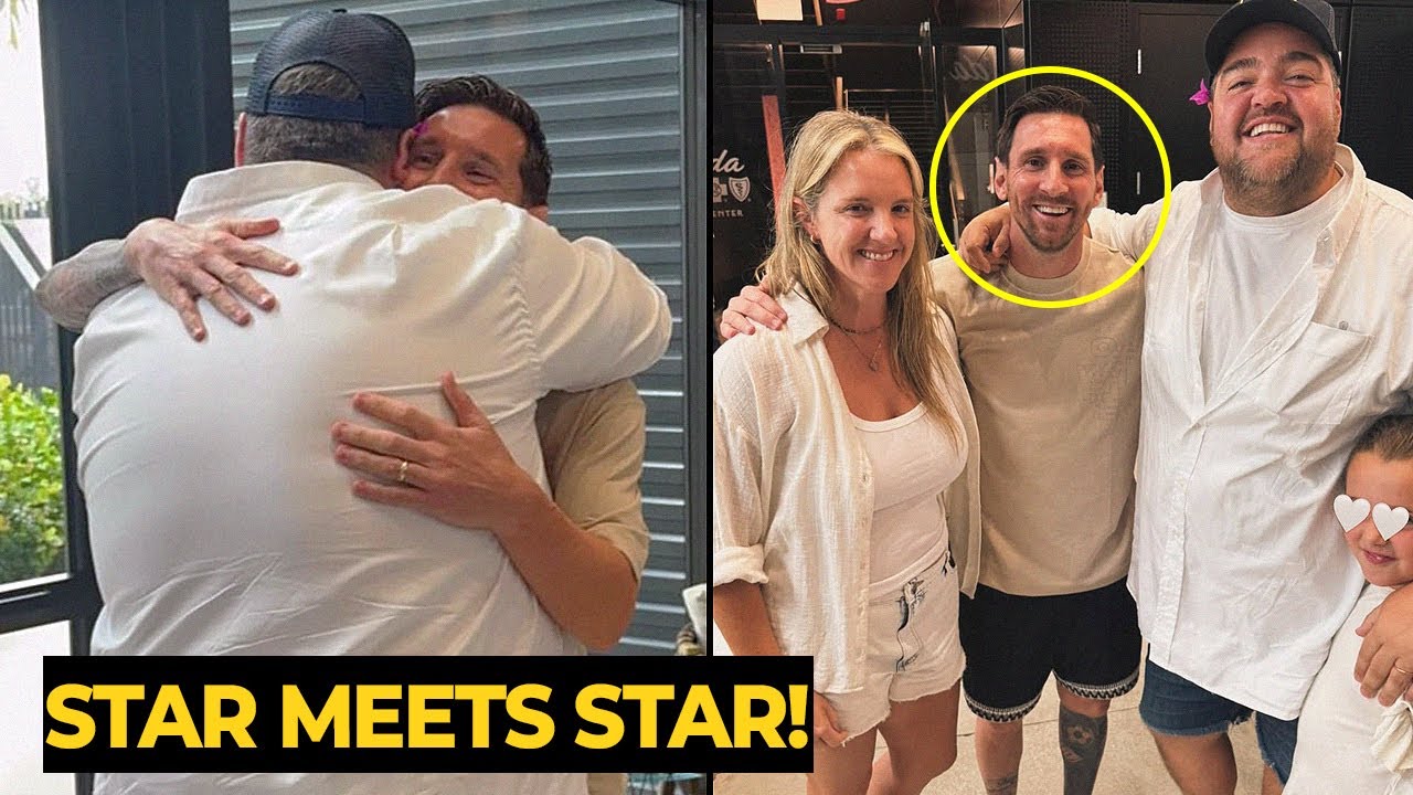 Messi welcomes Argentine actor Darío Barassi during today’s training session | Football News Today Vlog Messi welcomes Argentine actor Darío Barassi during today’s training session | Football News Today Vlog