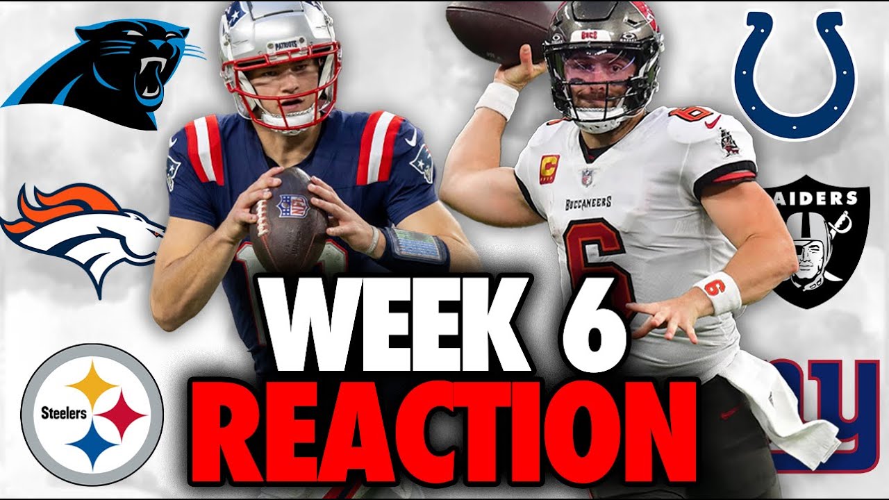 NFL Week 6 Reaction and Biggest Takeaways!! | NFL Analysis Vlog NFL Week 6 Reaction and Biggest Takeaways!! | NFL Analysis Vlog