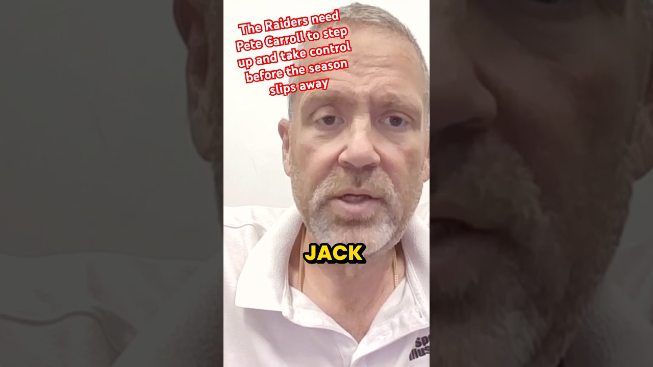 The Raiders need Pete Carroll to step up and take control before the season slips away Vlog The Raiders need Pete Carroll to step up and take control before the season slips away Vlog