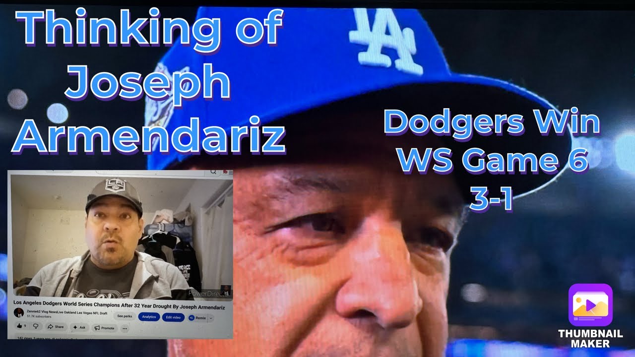 2025 World Series Goes To Game 7 LA Dodgers Win Game 6 3-1 Thinking Of Joseph Armendariz Vlog 2025 World Series Goes To Game 7 LA Dodgers Win Game 6 3-1 Thinking Of Joseph Armendariz Vlog