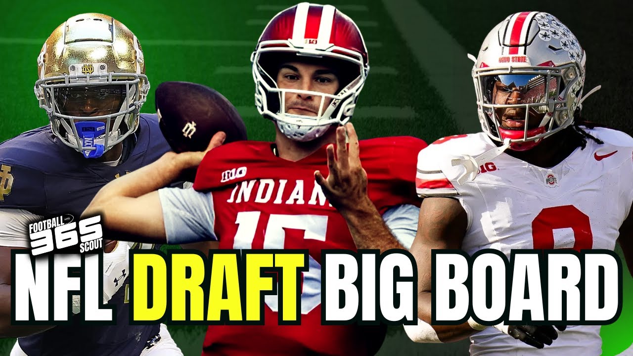 2026 NFL Draft Big Board Update | Top Players by Position 2026 NFL Draft Big Board Update | Top Players by Position