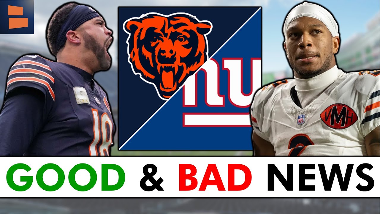 Chicago Bears Receive GOOD & BAD NEWS After Win vs. Giants Vlog Chicago Bears Receive GOOD & BAD NEWS After Win vs. Giants Vlog