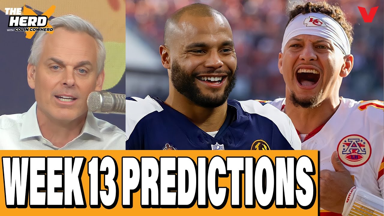 Colin Cowherd’s NFL Week 13 Predictions: Packers-Lions, 49ers-Browns, Vikings-Seahawks | THE HERD Vlog Colin Cowherd’s NFL Week 13 Predictions: Packers-Lions, 49ers-Browns, Vikings-Seahawks | THE HERD Vlog