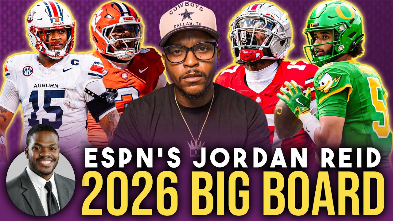 ESPN’s Jordan Reid 2026 NFL Draft Big Board REACTION | Top 50 Prospects Breakdown ESPN’s Jordan Reid 2026 NFL Draft Big Board REACTION | Top 50 Prospects Breakdown