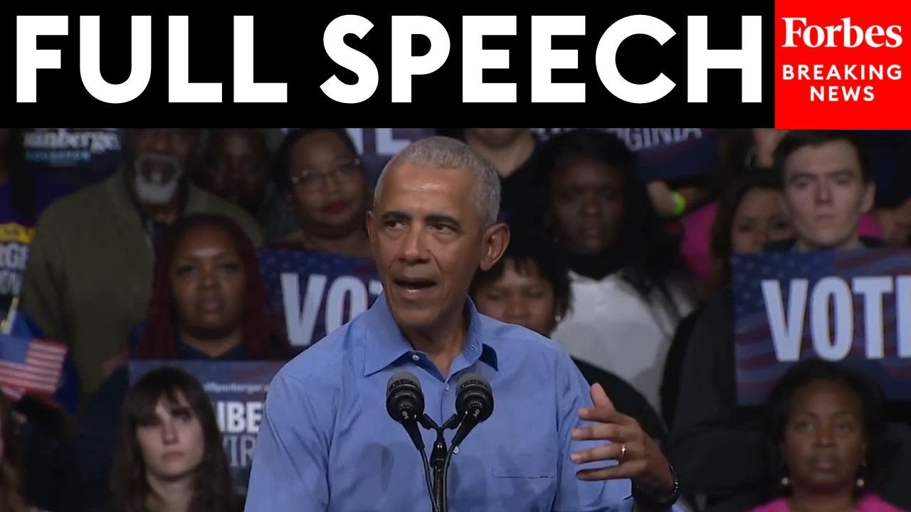 FULL REMARKS: Former President Barack Obama Speaks At Rally For Abigail Spanberger Vlog FULL REMARKS: Former President Barack Obama Speaks At Rally For Abigail Spanberger Vlog
