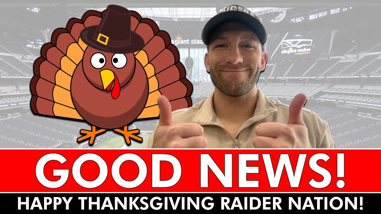 GOOD News We Have A Raiders Report Thanksgiving Day Special Today Vlog GOOD News We Have A Raiders Report Thanksgiving Day Special Today Vlog